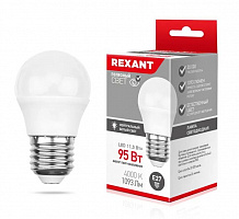 REXANT (604-044) (GL) 11,5 ВТ E27 1093 ЛМ 4000 K Лампа светодиодная
