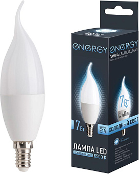 ENERGY LED С37W-7-E14-6500 (109325) Лампа светодиодная