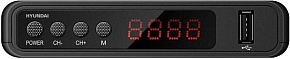 HYUNDAI DVB-T2 H-DVB520 + WiFi-адаптер черный