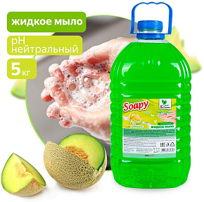 CLEAN&GREEN Жидкое мыло "Soapy" Light "Зеленая дыня" 5 л. Clean&Green CG8230