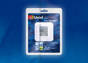UNIEL (04028) USW-001-LCD-DM-40/500W-TM-M-WH БЛИСТЕР Выключатели с регулятором яркости лампы (диммер) и таймером выключения