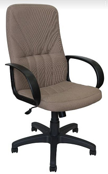 ЯРКРЕСЛА Кр37 ТГ ПЛАСТ С12(ткань бежевая+коричневая) Кресло компьютерное