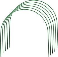 GRINDA 422309-100-070 Дуги для парника покрытие ПВХ, 2,0м, 6шт Дуги GRINDA 422309-100-070 Дуги для парника покрытие ПВХ, 2,0м, 6шт