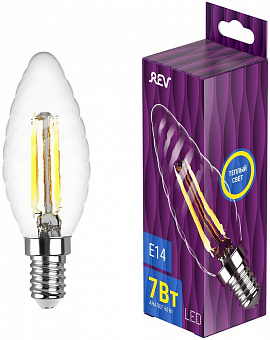 REV 32431 7 TC37 7Вт E14 2700К Лампа filament