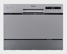 БИРЮСА DWC-506/7 M металлик Посудомоечная машина