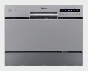 БИРЮСА DWC-506/7 M металлик Посудомоечная машина