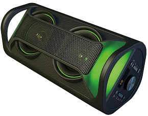 PERFEO (PF_D0351) HORN 40W, EQ, MP3 USB-microSD, AUX, JACK, FM, LED, TWS черная + ПДУ Акустика