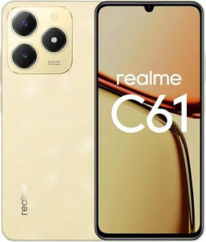 REALME C61 RMX3930 8/128Gb Shiny Gold (6941764442795) Смартфон