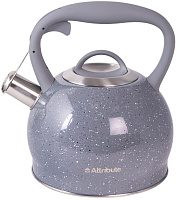 ATTRIBUTE AKG003-ST Чайник GRANITE stone 3л со свистком Чайник