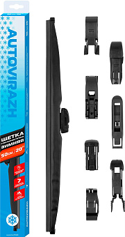 AUTOVIRAZH AV-002033 AV-350W зимняя 50см/20 мультиадаптерная Щетка стеклоочистителя