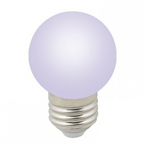 VOLPE (UL-00005808) LED-G45-1W/RGB/E27/FR/С Лампа декоративная светодиодная