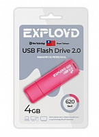 EXPLOYD EX-4GB-620-Red USB флэш-накопитель