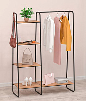 ЗМИ Гардеробная система с полками "Скандинавия 1" (Scandinavia 1 Clothing rack with shelves) ГСС1 Ч Гардеробная система