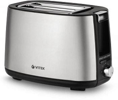 VITEK VT-7170 черный/стальной Тостер