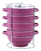 KELLI KL-164 0,65л Набор супниц с ручками