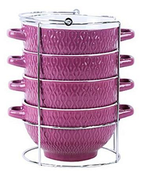 KELLI KL-164 0,65л Набор супниц с ручками