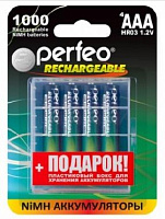 PERFEO (PF-5036) AAA1000MAH-4BL+BOX Аккумулятор