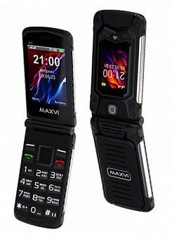 MAXVI E10 Black Телефон мобильный
