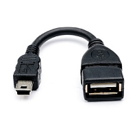 ATCOM (АТ2822) USB2.0 AF (mini-B 5P OTG) - 0.1м (10) Кабель