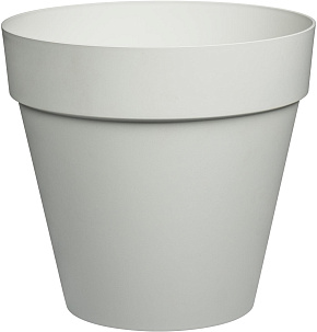 HOMVER Tarragon D310мм, 14л со вставкой (светло-серый) 221610721/03 Горшок цветочный HOMVER Tarragon D310мм, 14л со вставкой (светло-серый) 221610721/