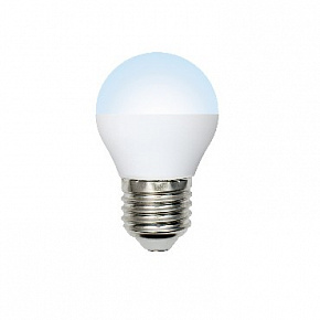 VOLPE (UL-00003828) LED-G45-9W/NW/E27/FR/NR Белый свет 4000K Лампа светодиодная