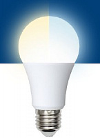 UNIEL (UL-00001569) LED-A60-9W/WW+NW/E27/FR PLB01WH Лампа светодиодная