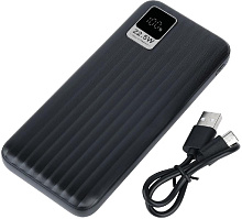 PERFEO (PF_E1469) WATERFALL - 10000 mAh Black Power Bank