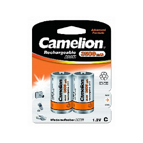 CAMELION (6184) C- 3500MAH NI-MH BL-2 (NH-C3500BP2, аккумулятор,1.2В) Элементы питания