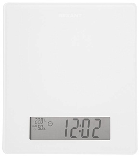 REXANT (72-1007) весы кухонные, белый, до 5 кг