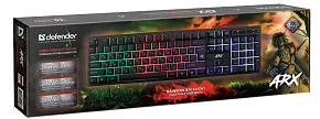DEFENDER (45196) Arx GK-196L RU Геймерская клавиатура DEFENDER (45196) Arx GK-196L RU