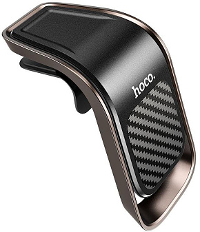 HOCO (6931474733931) CA74 Black&Metal Gray Автодержатель