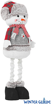 WINTER GLADE Фигурка Снеговик 80 см на телескопических ногах F4280 НГ Фигурки