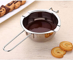 MALLONY Ковш для шоколада, Сioccolata, объём: 400 мл, из нержавеющей стали (108147)