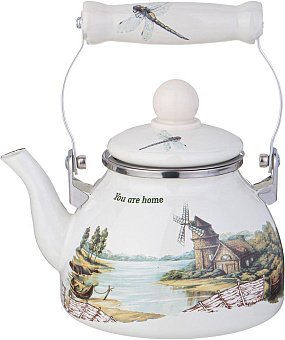 AGNESS 943-061 FAMILY HOUSE с фильтром 1,1л Чайник