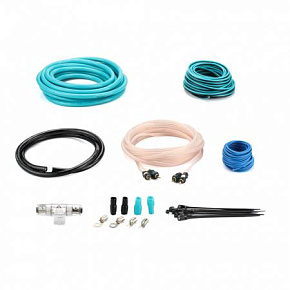 ASPECT AWK-4.2 для 2-кан. усилителя, омедненный алюминий (ССА), 4AWG, 2RCA-2RCA Комплект проводов ASPECT AWK-4.2 для 2-кан. усилителя, омедненный алюм