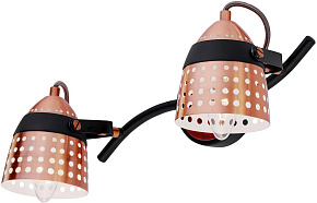 ESCADA 1138/2A E14*40W Black/Copper Светильник настенный