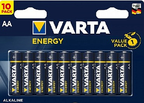 VARTA LR6 AA BL10 ENERGY ALKALINE 1.5V (4106) (4106229491) Элементы питания