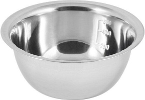 MALLONY Миска Bowl-Roll-16, объем 800 мл, из нерж стали, зеркальная полировка, диа 16 см (003276)