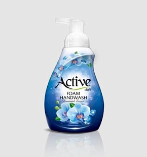 ACTIVE Пенка-мыло для рук "Небесный бриллиант", дозатор, 500 мл, Blue (511801096) Пенка-мыло для рук