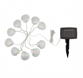 LAMPER (602-267) Каскад Lamper Хранитель жемчужины LED 4 м с выносной солнечной панелью 2 м и аккумулятором, холодное белое свечение