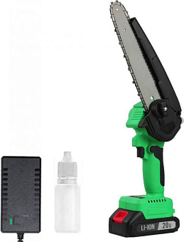 ZITREK GreenSaw 20V (20В, 4,0Ач Li-ion аккум. 1шт, ЗУ) 082-1858 Пила цепная аккумуляторная