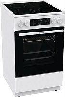 GORENJE GECS5C70WA белый/черный Плита электрическая GORENJE Плита Электрическая GECS5C70WA белый/черный стеклокерамика (без крышки)