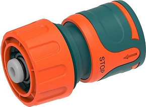 IN GREEN GARDEN GG556012055 быстросъемный с аквастопом для шланга 3/4 SOFTEL Коннектор IN GREEN GARDEN GG556012055 быстросъемный с аквастопом для шлан