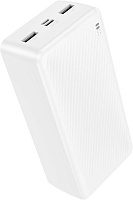BOROFONE (6941991116421) BJ55B 30000mAh 2USB 2A LED-индикатор , White Зарядное устройство
