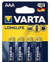 VARTA LR03 AAA BL4 LONGLIFE ALKALINE 1.5V (4103) (4103113414) Элементы питания