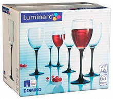 LUMINARC ДОМИНО наб. фужеров для вина 6шт 250мл (H8169) (2) Посуда