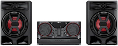 LG Музыкальный центр CK43N, 300Вт, Bluetooth, FM, USB, черный