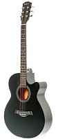 Гитара BELUCCI BC4020-BK чёрн матов акустика