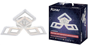 RITTER 52929 7 LOSANGA 108Вт белый Люстра потолочная