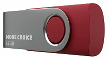 MORE CHOICE (4610196407666) MF64-4 USB 64GB 2.0 Red флэш-накопитель